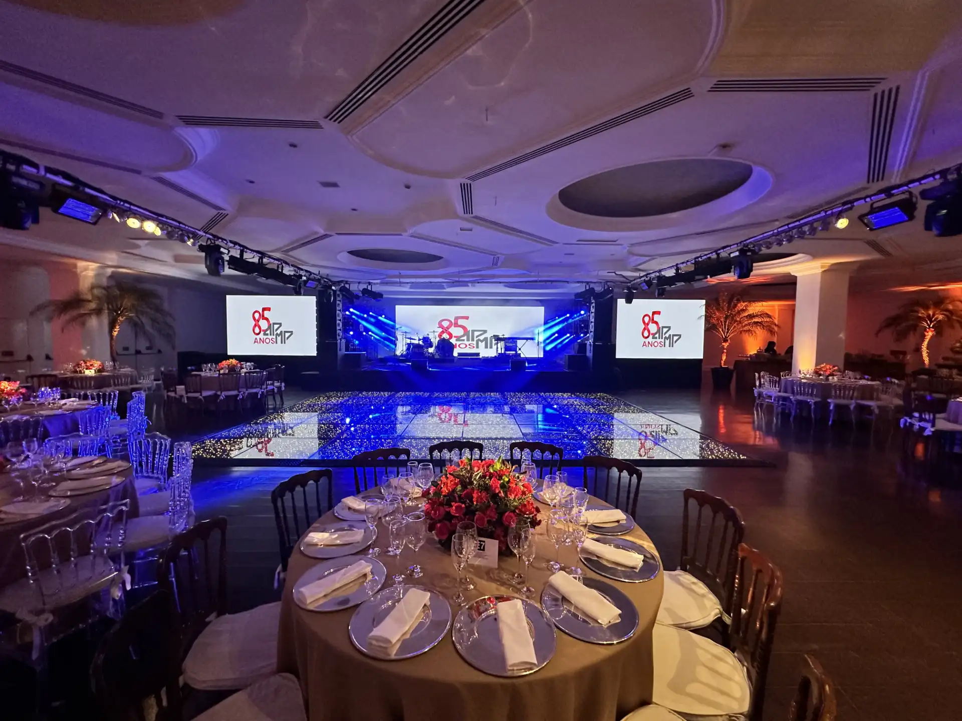 Apresentação em evento corporativo