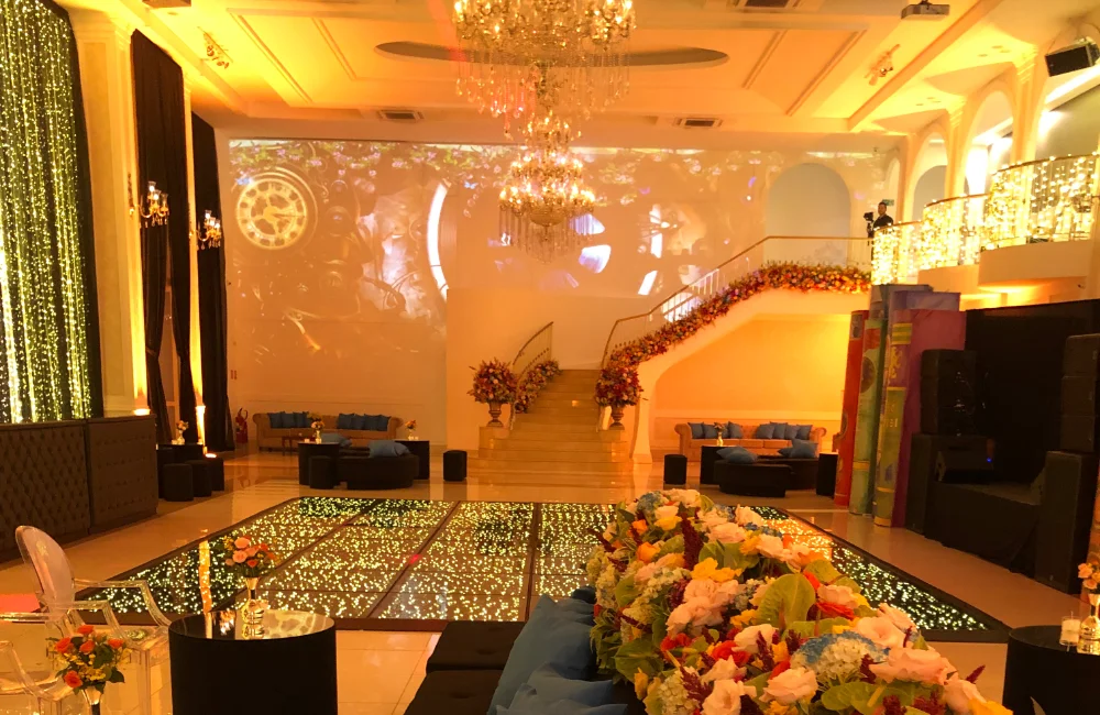 Evento social produzido pela LM Light Pro
