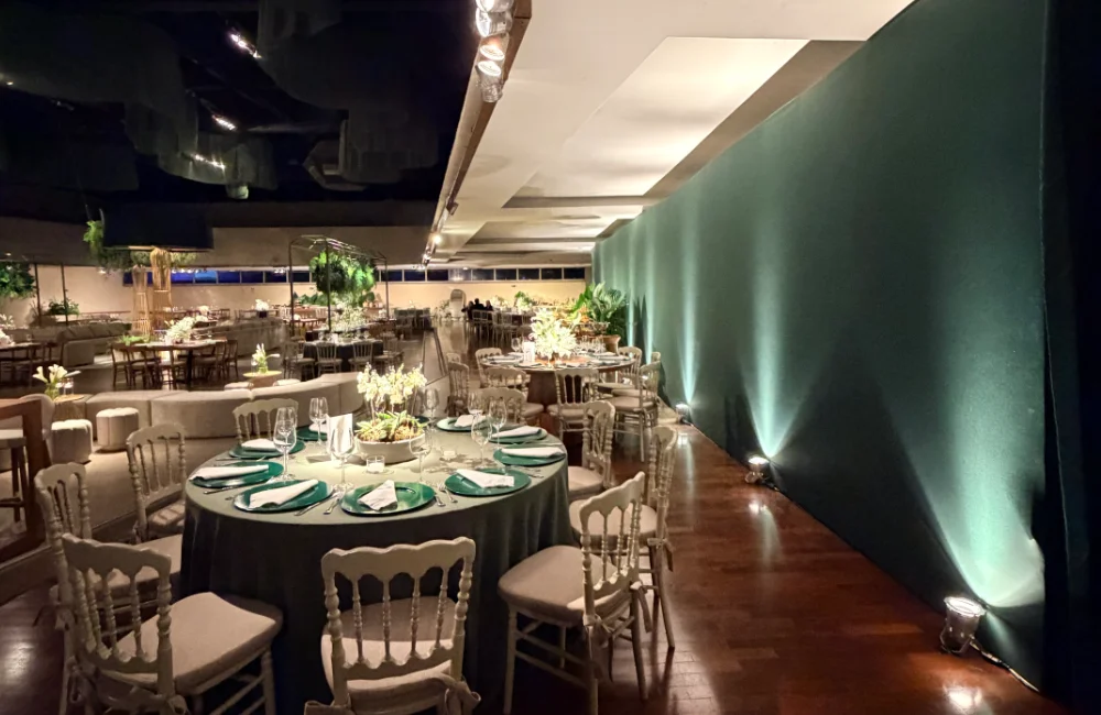 Evento social produzido pela LM Light Pro