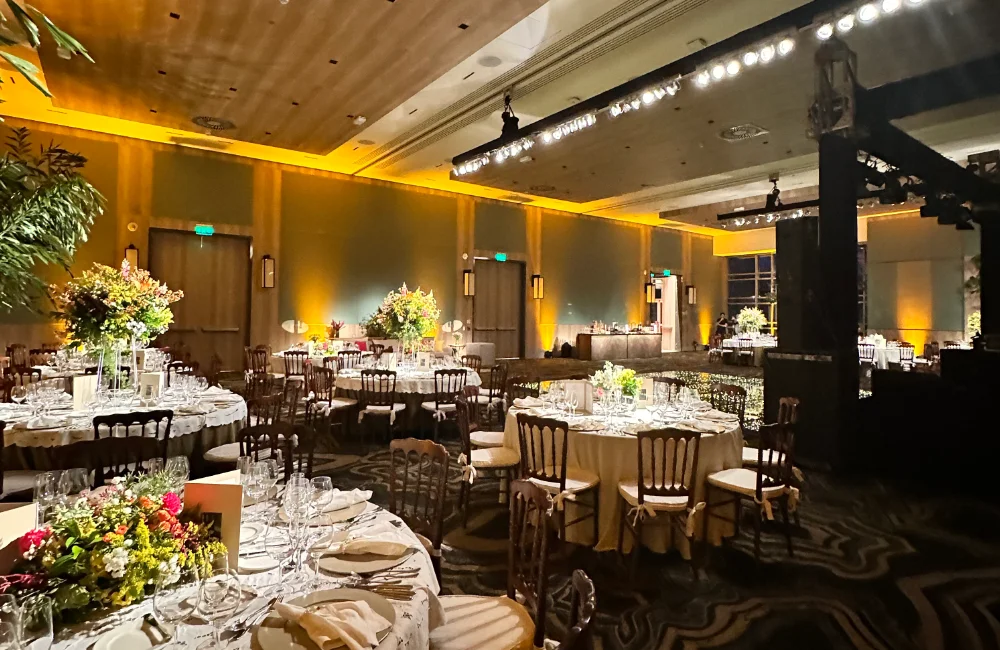 Evento social produzido pela LM Light Pro